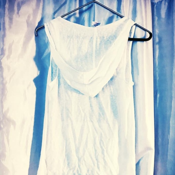 Swim Beach Hoodie Tank Top Cover Up - Picture 4 of 4